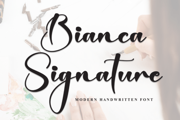 Bianca Signature: A Font for Crafting with Grace