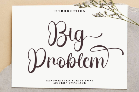 Big Problem: A Festive Font for Holiday Branding