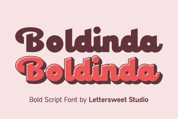 Boldinda: A Script Font for Editorial Design