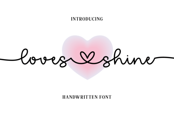 Choosing the Right Font for a Creative Portfolio: Loves Shine