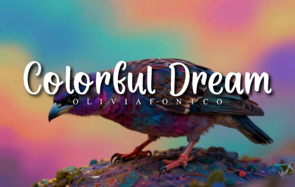 Colorful Dream: A Font That Breathes Life into Digital Design