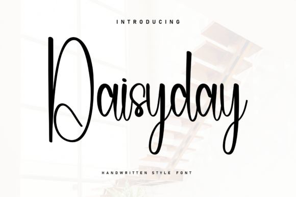 Daisyday: A Handwritten Font for Heartfelt Craft Projects