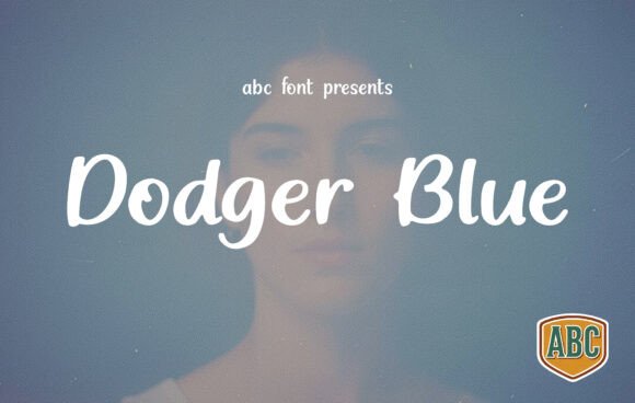 Dodger Blue: A Script Font for Campaign Creativity