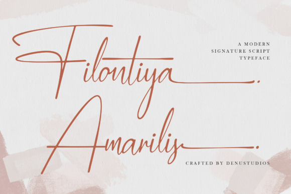 Filontiya Amarilis: A Script Font for Modern Web Design