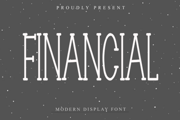 Financial: A Script Font for Crafters and Product Creators