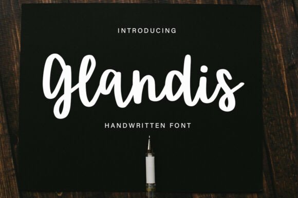 Glandis: A Script Font That Elevates Digital Branding