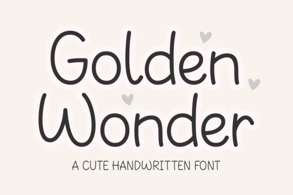 Golden Wonder: A Versatile Handwritten Font for Branding