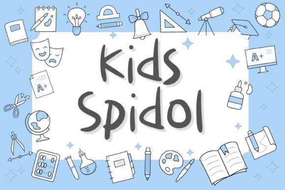 Kids Spidol: A Font with Character for Editorial Design