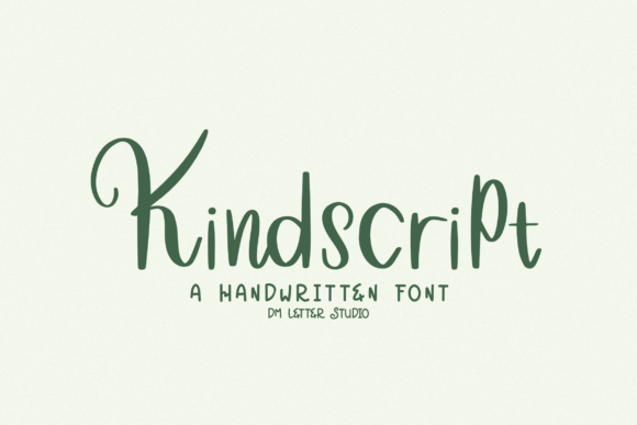 Kindscript: A Script Font That Breathes Life Into Editorial Design