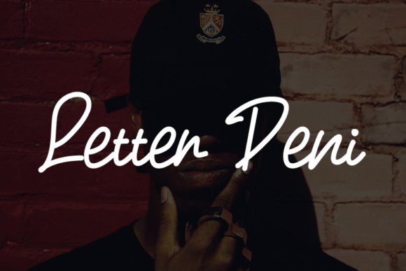 Letter Deni: A Script Font for Timeless Branding