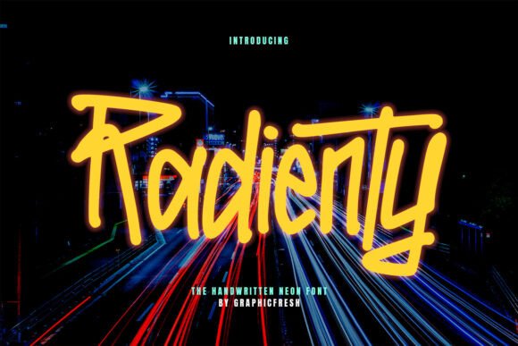 Radienty: A Font That Glows With Craft Potential