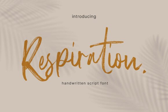 Respiration: A Script Font That Breathes Life Into Branding