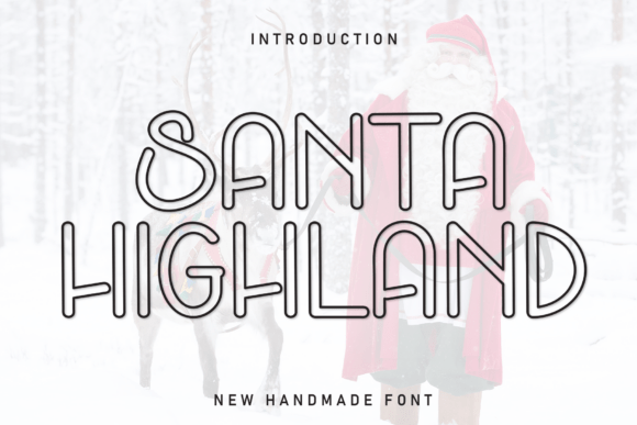 Santa Highland: A Versatile Font for Seasonal Campaigns