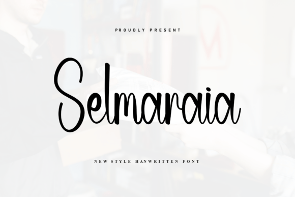 Selmaraia: A Handwritten Font for Editorial Elegance