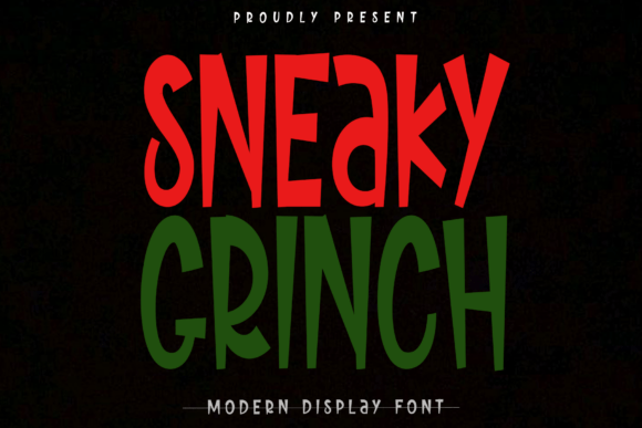 Sneaky Grinch: A Font That Brings Autumnal Charm to Every Project