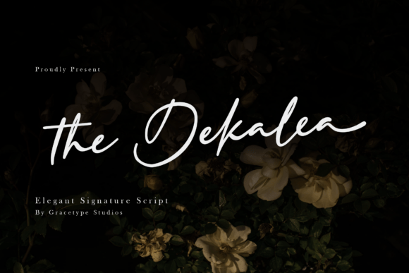 The Dekalea: A Script Font for Web Design and Brand Identity