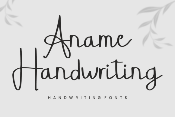 Transform Your Brand with Aname Handwriting
