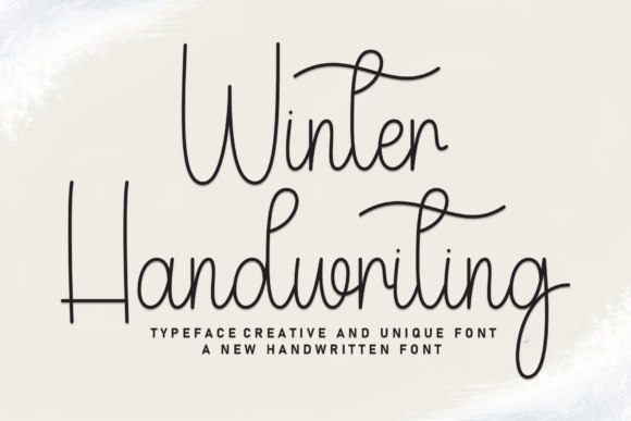Winter Handwriting: A Perfect Font for Handmade Crafters